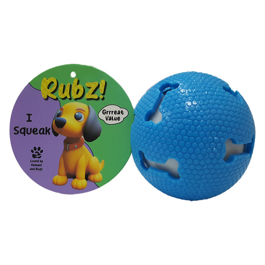 Rubz Peirced Grid Shiny Ball Assorted Colors - Dia 7.5cm