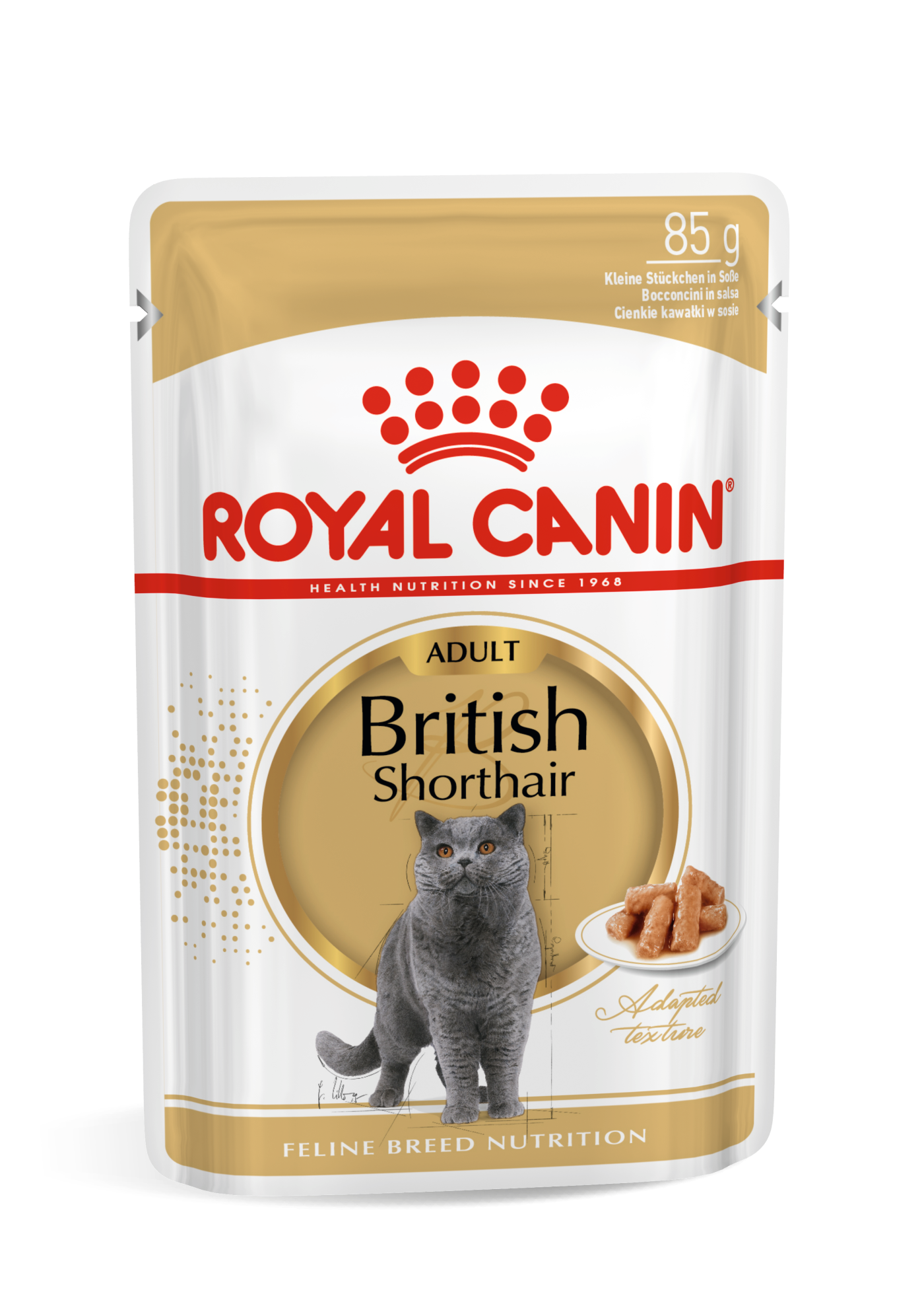 Royal Canin Feline Breed Nutrition British Shorthair (Wet Food - Pouches)