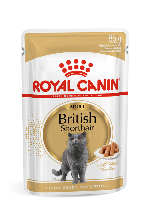 Royal Canin Feline Breed Nutrition British Shorthair (Wet Food - Pouches)