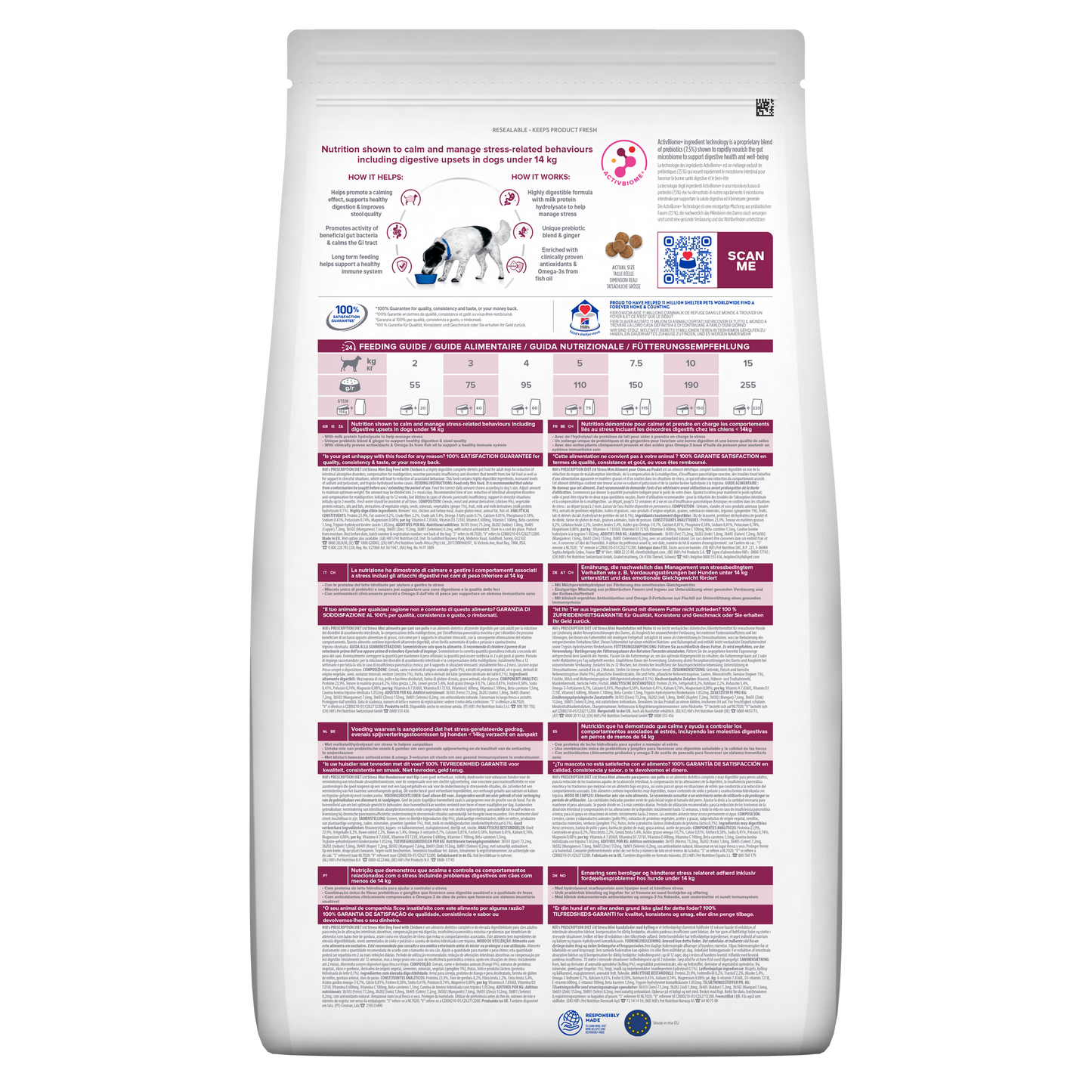 Hill's PRESCRIPTION DIET i/d Stress Mini Dog Food - 1Kg