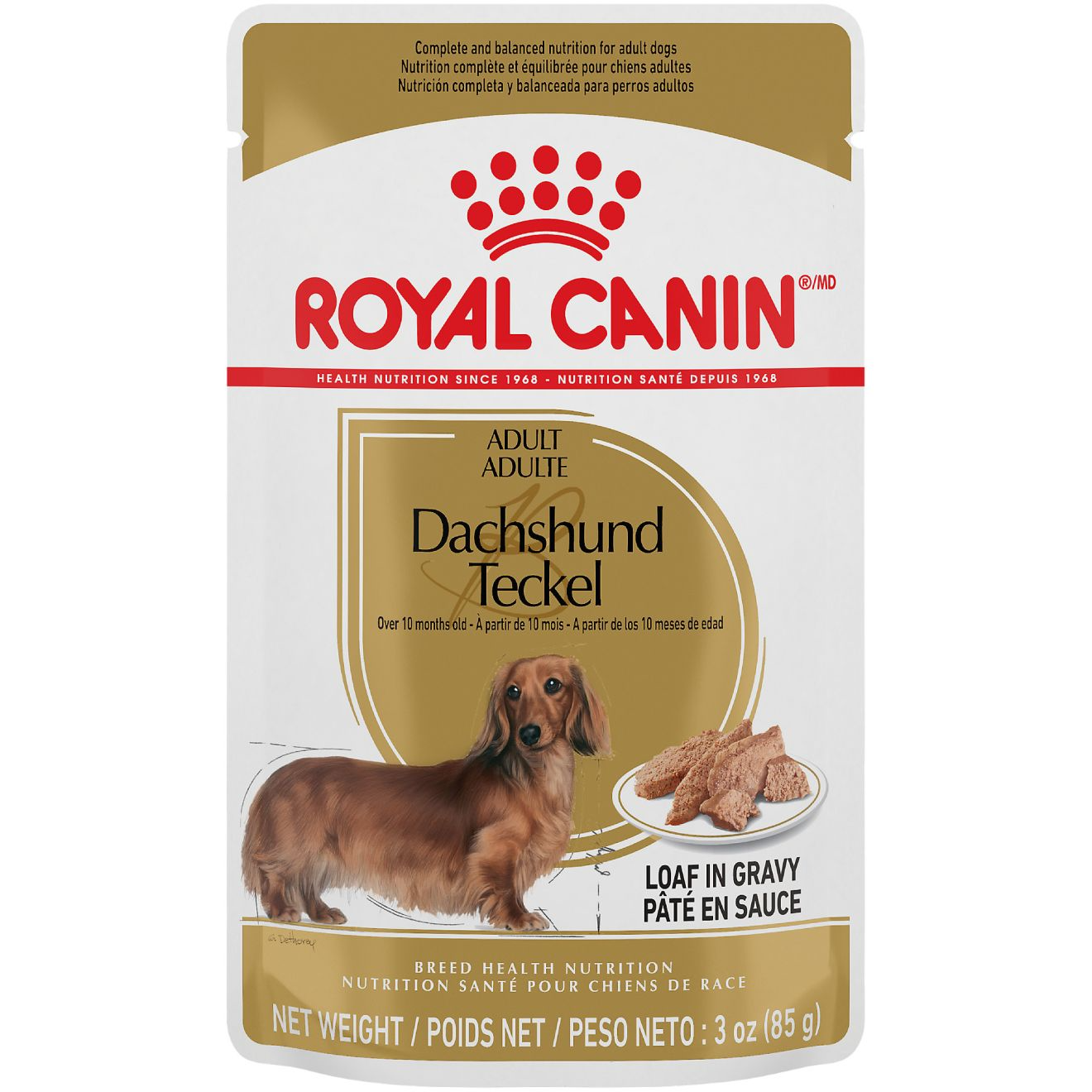 Royal Canin Breed Health Nutrition Dachshund Adult (Wet Food - Pouches)
