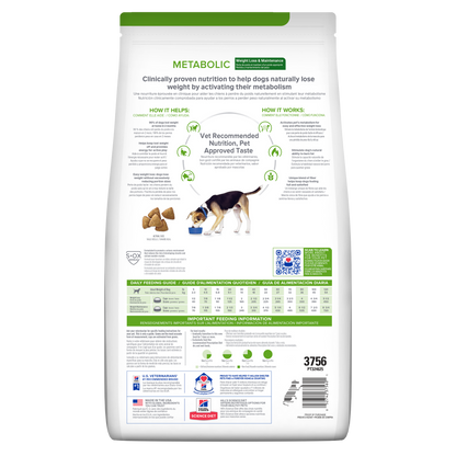 Hill's Prescription Diet Metabolic Lamb Meal & Rice Formula Dry Dog Food