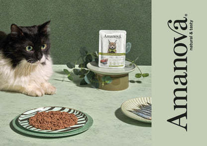 Amanova Pouch Cat Kitten Chicken & Fish 85g