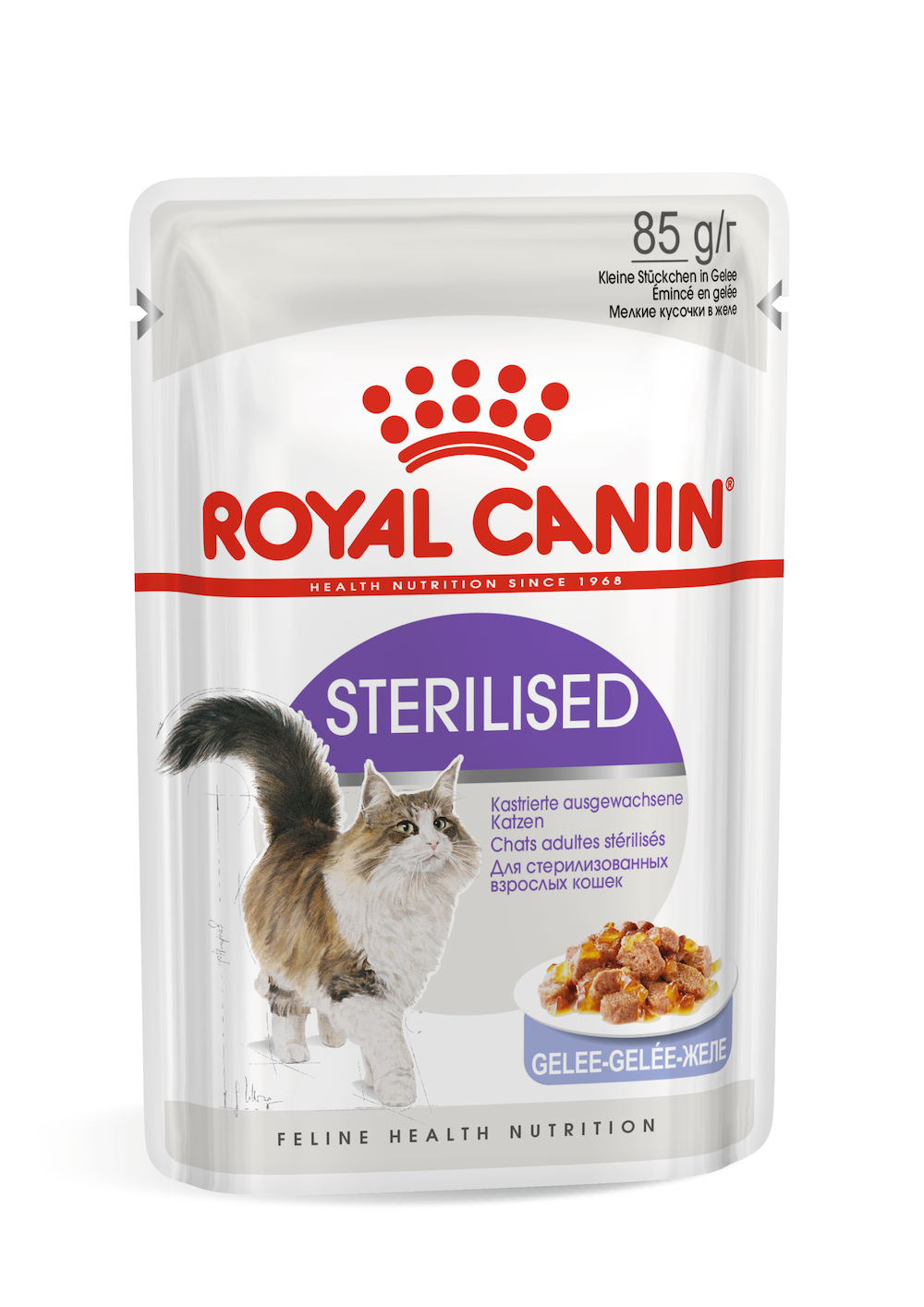 Royal Canin Feline Health Nutrition Sterilised Jelly (WET FOOD - Pouches)