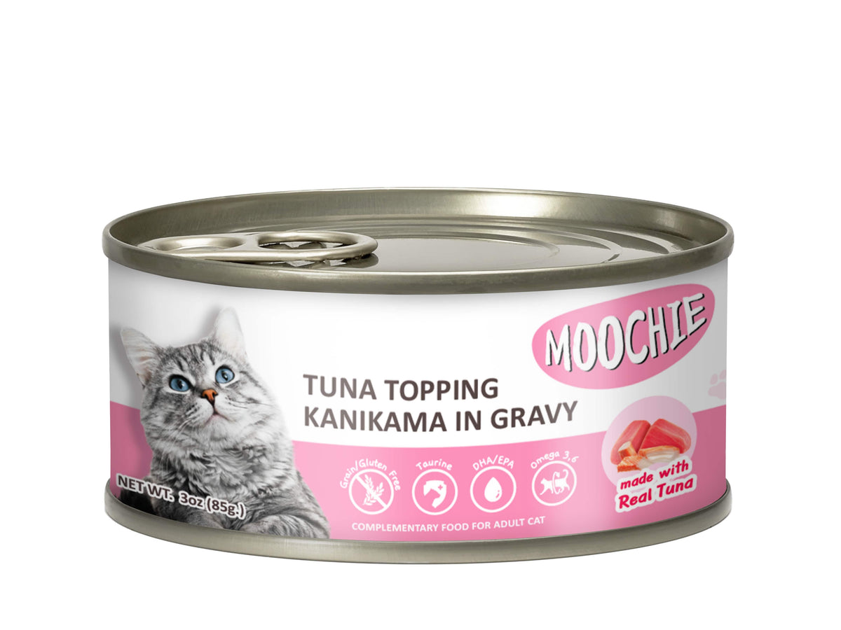 Moochie Adult Tuna Topping Kanikama 85g - can