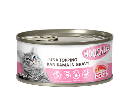 Moochie Adult Tuna Topping Kanikama 85g - can