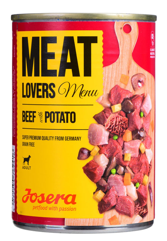 Josera Meat Lovers Menu Beef with Potato Dog Wet Food 400g