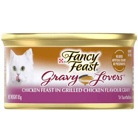 Purina Fancy Feast Gravy Lover Cat Wet Food Chicken 85g