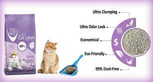 Van Cat White Clumping Bentonite Cat Litter Lavender 5Kg