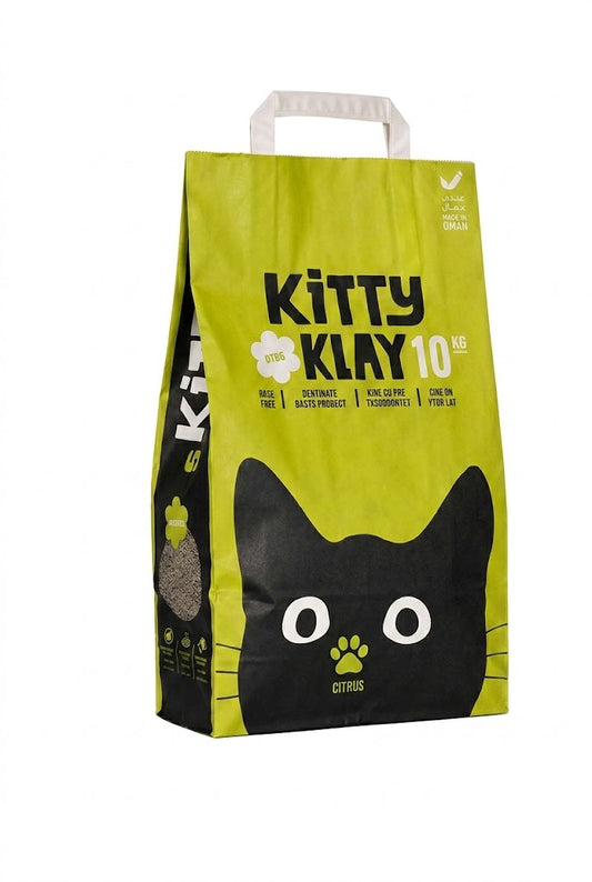 Kitty Klay Bentonite Clumping Cat Litter - Citrus 10Kg