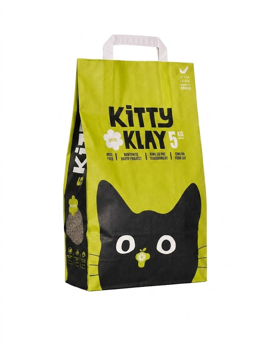 Kitty Klay Bentonite Clumping Cat Litter - Citrus 5Kg