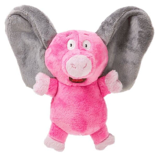 goDog® Silent Squeak™ Flips Pig Elephant with Chew Guard Technology™ Durable Plush Dog Toy Large