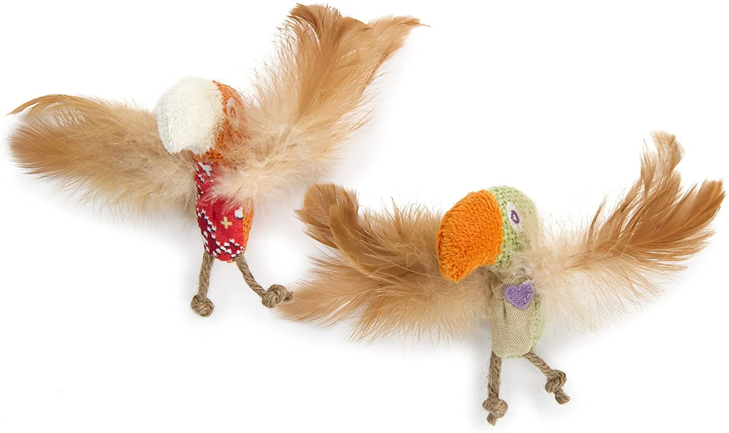 Petlinks® Safari HappyNip Love Birds™ Catnip Cat Toys, Set of 2