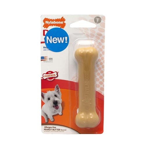 Nylabone Power Chew Bone, Peanut Butter Regular Nylon Chews
