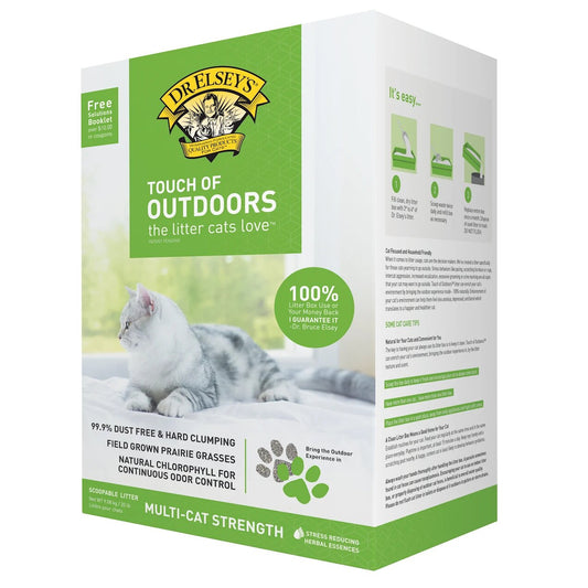 Dr Elseys Touch of Outdoors Litter Box, 20 lb- CAT LITTER