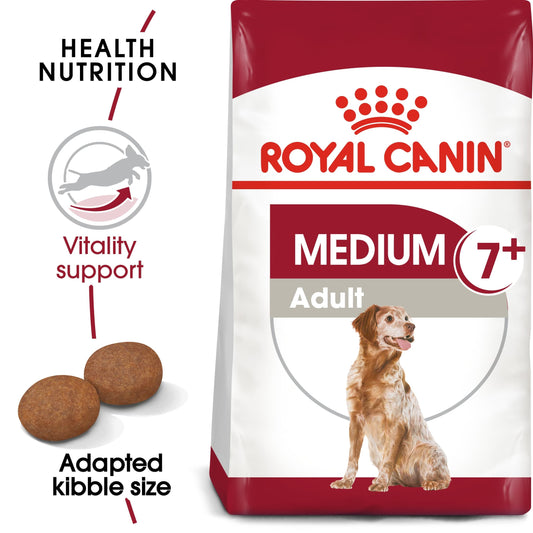 Royal Canine Size Health Nutrition Medium Adult 7+ 4 KG