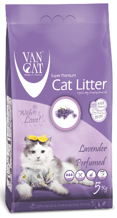 Van Cat White Bentonite Clumping Cat Litter Lavender 5Kg Cat Litter