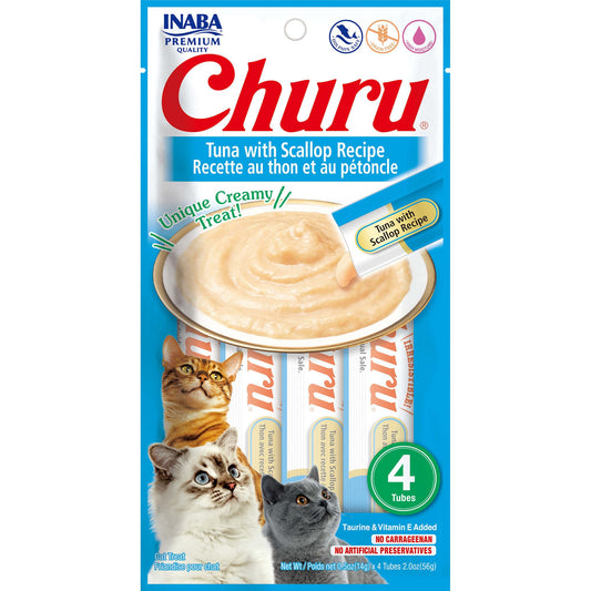 INABA CHURU TUNA WITH SCALLOP 56 g/4 sticks