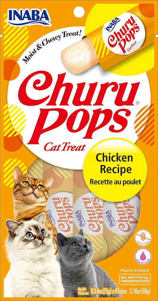 Inaba Churu Churu Pops Chicken 60G/4 Sticks Per Pack