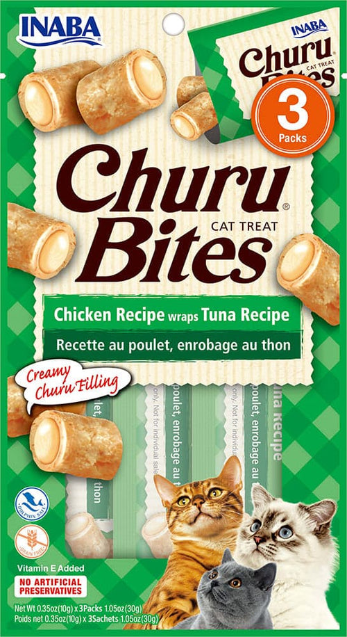 Inaba Churu Chicken Recipe Wraps Tuna Recipe 30G /3 Pouches Per Pack
