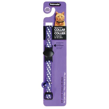 Petmate Aspen Pet Fashion Cat Collar 3/8 x 8-12in Happy Violet