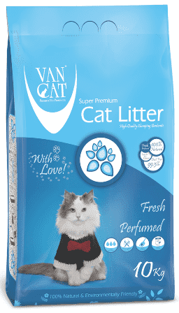Van Cat White Bentonite Clumping Cat Litter Fresh 10Kg Cat Litter