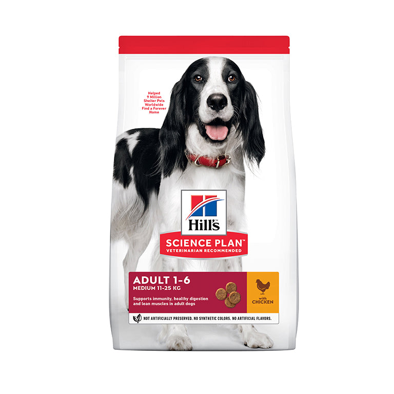 Hill's Science Plan Medium Adult Dog Food with Chicken - 2.5kg