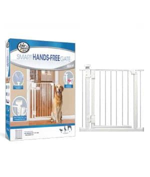 Four Paws Metal Foot Release Dog Gate, 30-34 x 32 and