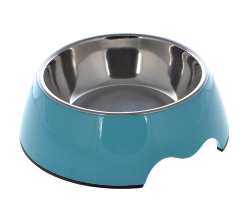 Nutrapet Melamine Round Bowl Sky Blue XL:27 *9Cms 1400/ml 47.2oz