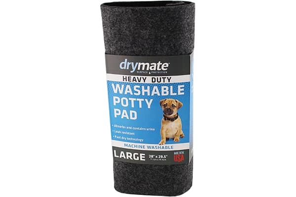 Drymate Washable Potty Mats for Dogs HEAVY DUTY CHARCOAL 28 x 29.5inch - 71 Cms X 75 Cms