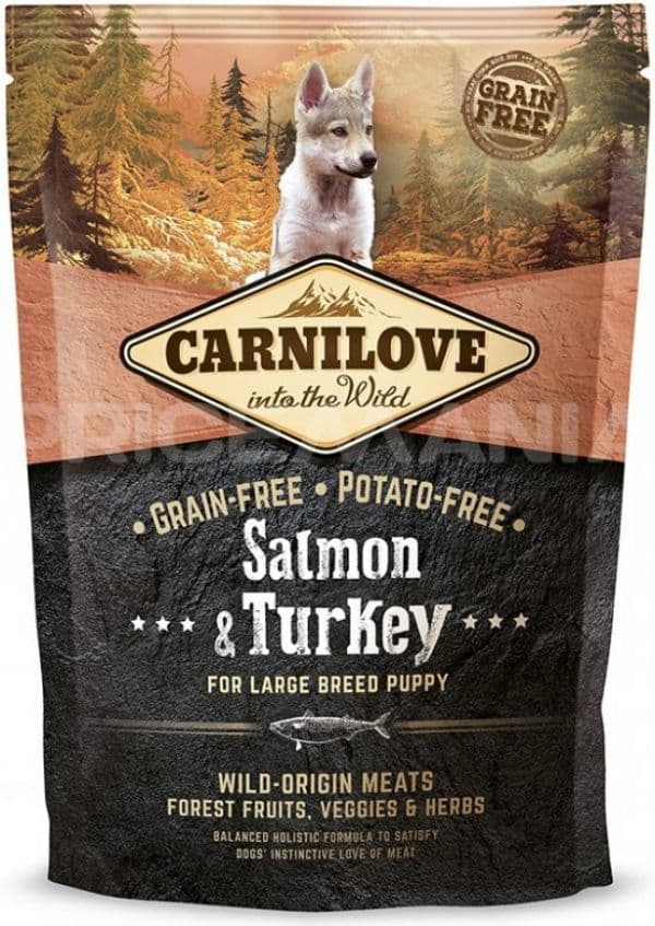 Carnilove Salmon & Turkey for Large Breed Puppies 1.5kg