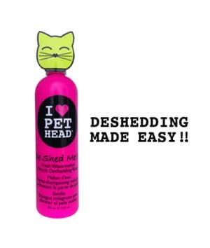 Pet Head Cat De Shed Me Rinse Watermelon 345ml
