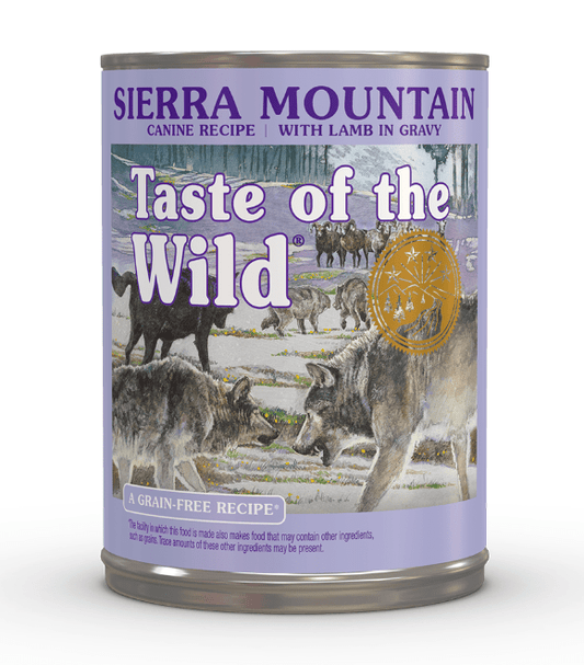 Taste of the Wild Sierra Mountain Canine Recipe with Roasted Lamb 390g