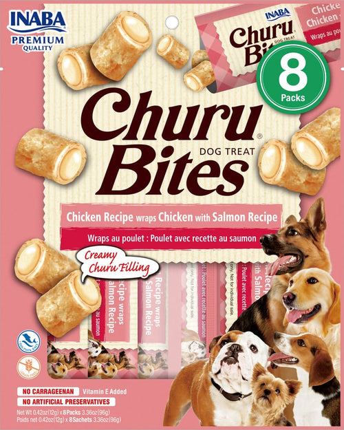 Inaba Churu Chicken Recipe Wraps Chicken With Salmon Recipe 96G/8 Packs Per Pack