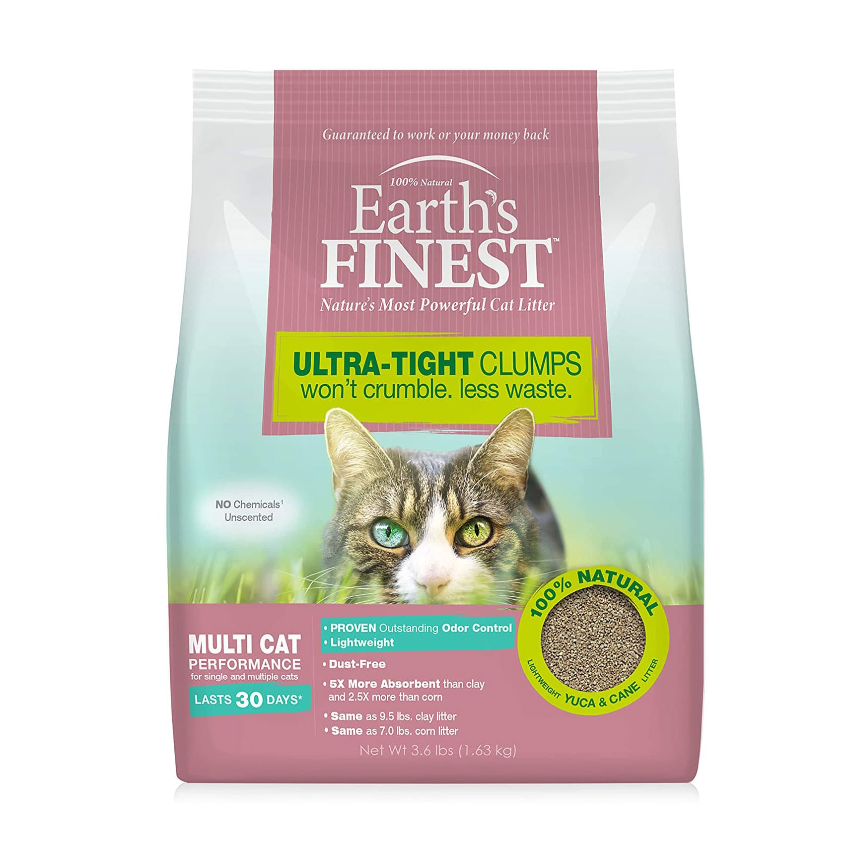 Earth Finest Cat Litter 3.6Lb Bag