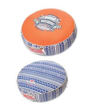 TOUCHDOG Walking in Europe Round Orange 62*62*14 CM