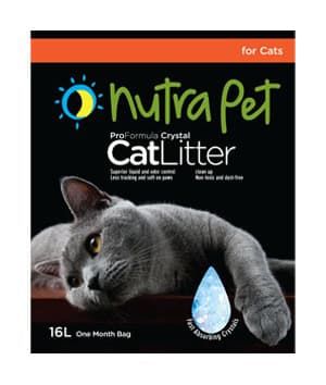 NutraPet Cat Litter Silica Gel 16L - (Non -Scented)