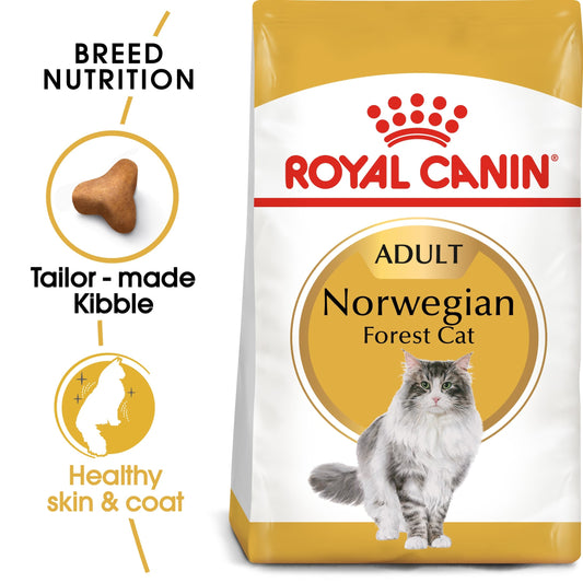 Royal Canin Feline Breed Nutrition Norwegian Forest Cat Adult 2 KG