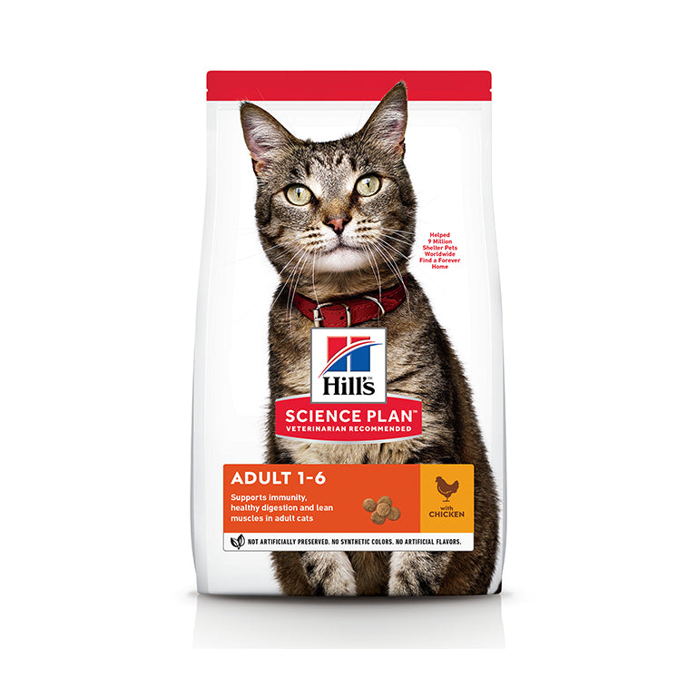 Hill's Science Plan Adult Cat Food with Chicken - 15kg