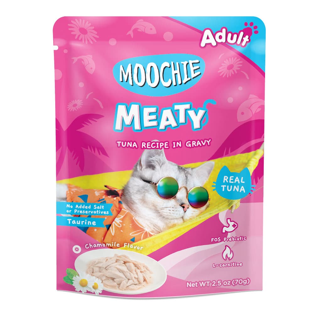 Moochie Cat Food Tuna Recipe In Gravy Pouch 70g