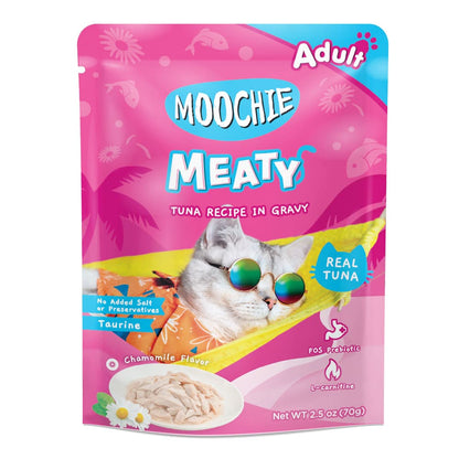Moochie Cat Food Tuna Recipe In Gravy Pouch 70g