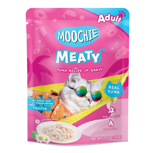 Moochie Cat Food Tuna Recipe In Gravy Pouch 70g