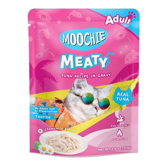Moochie Cat Food Tuna Recipe In Gravy Pouch 70g