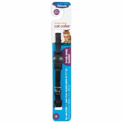 Petmate Breakaway Cat Collar 3/8" Black