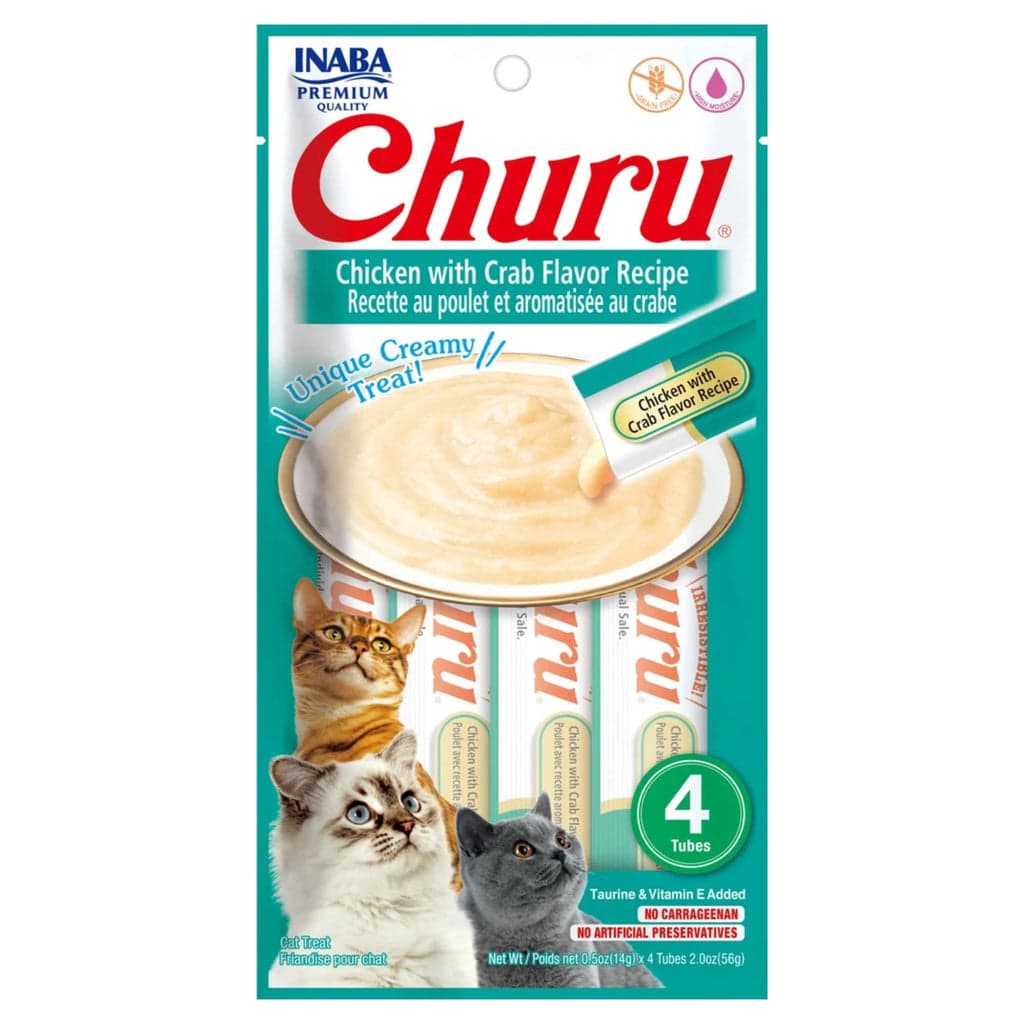 Inaba Churu Chicken With Crab 56 G/4 Sticks