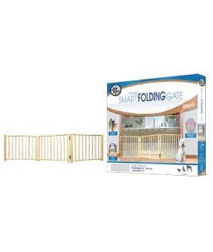 Four Paws Free Standing Walk Over Wood Gate 3 Panel 24 and-64 and *17