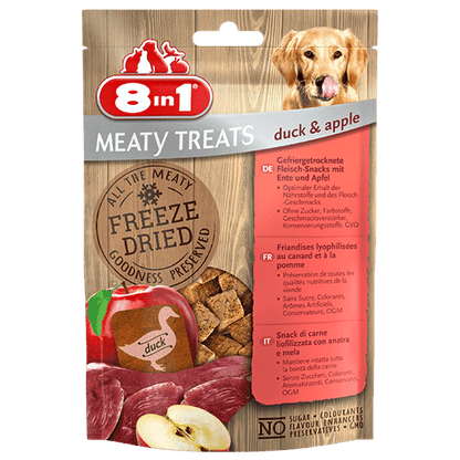 8in1 Meaty Treats Duck Apple 50g