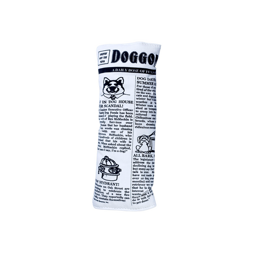 Petmate Ruff House Pet Newspaper Dog Toy With Squeaker