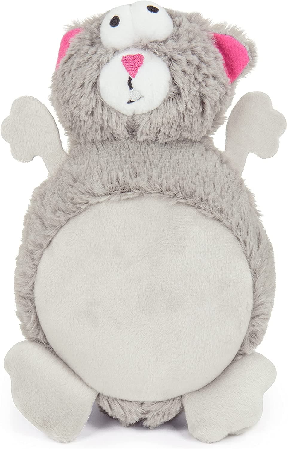 goDog Action Plush Squirrel with Chew Guard Technology Animated Squeaker Dog Toy