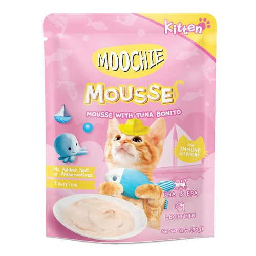 Moochie Kitten Mousse with Tuna Bonito 70g Pouch